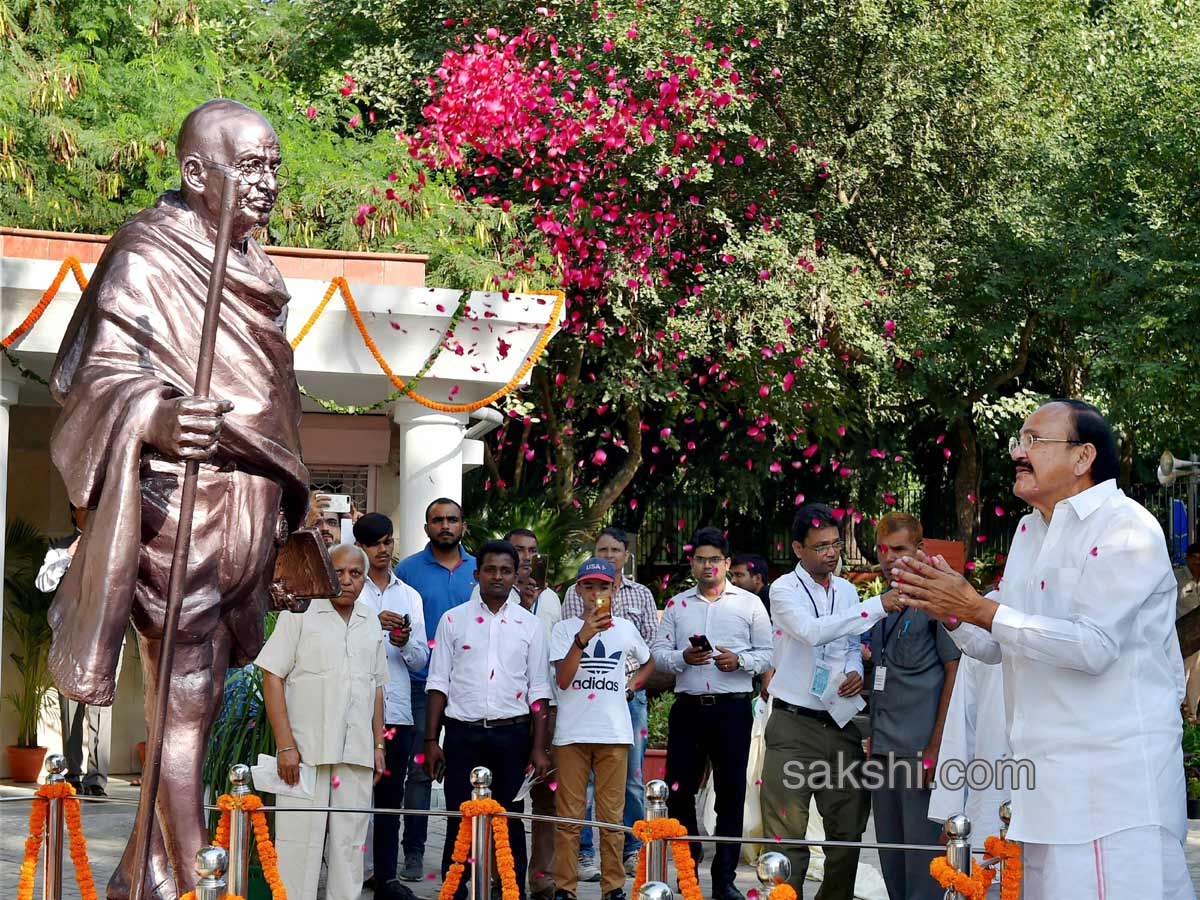 148th birth anniversary at Rajghat in New Delhi  - Sakshi5