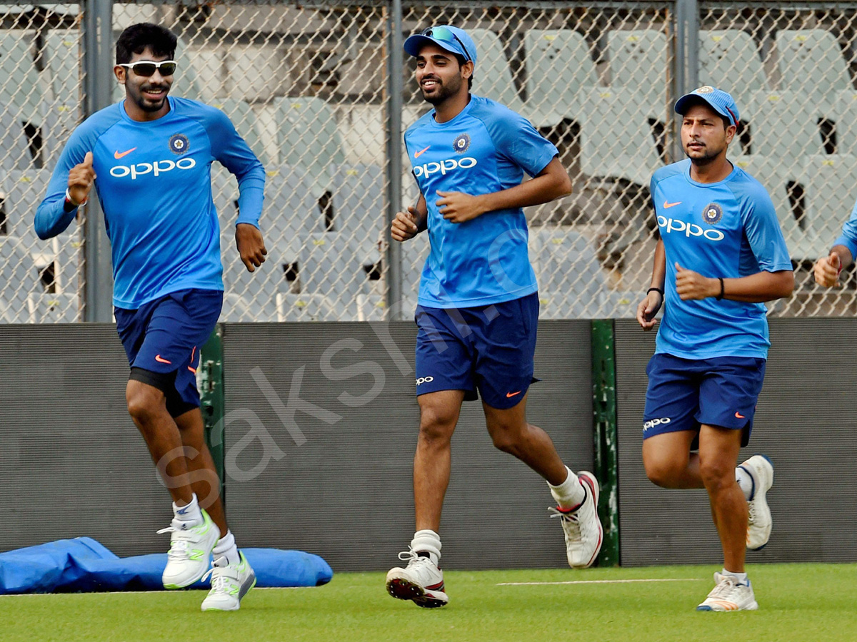 Indias cricket players practice in Mumbai - Sakshi2