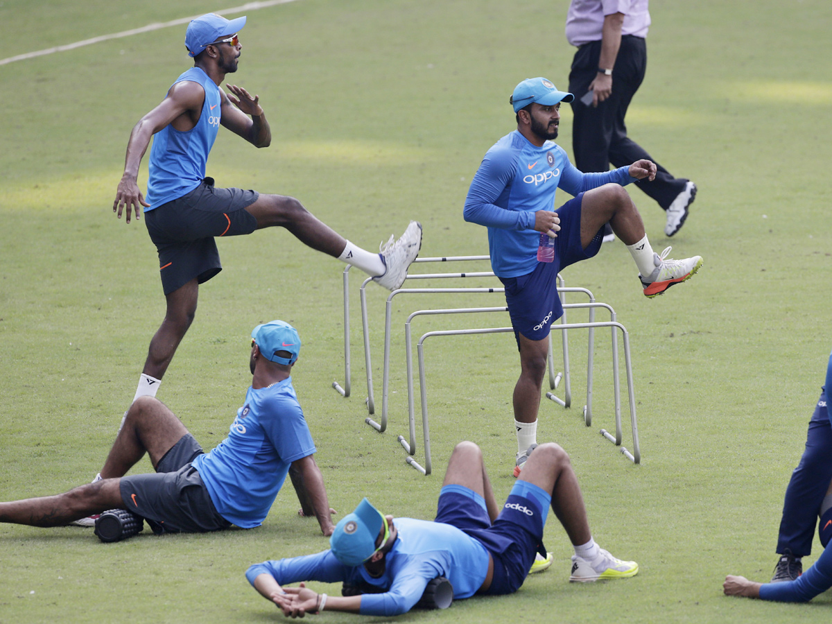 Indias cricket players practice in Mumbai - Sakshi20