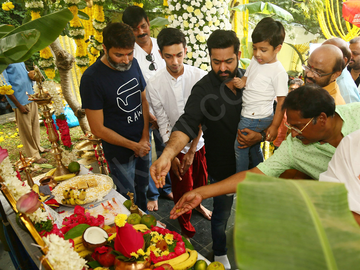 Pawan Kalyan attends the launch of Jr NTR and Trivikram - Sakshi11