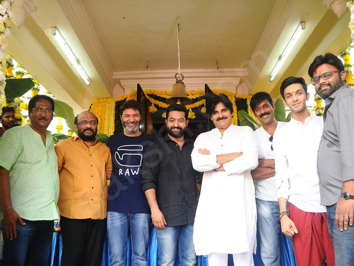 Pawan Kalyan attends the launch of Jr NTR and Trivikram - Sakshi16