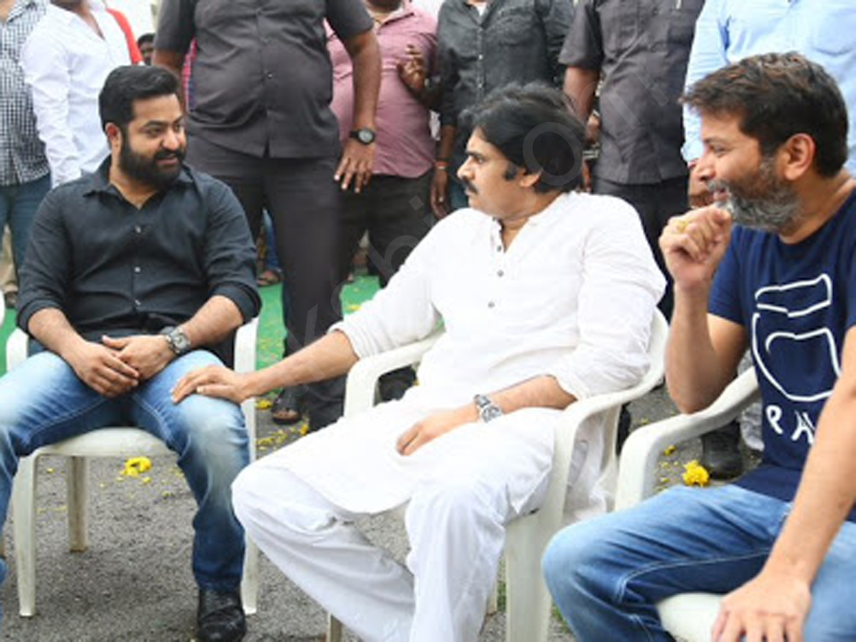 Pawan Kalyan attends the launch of Jr NTR and Trivikram - Sakshi12