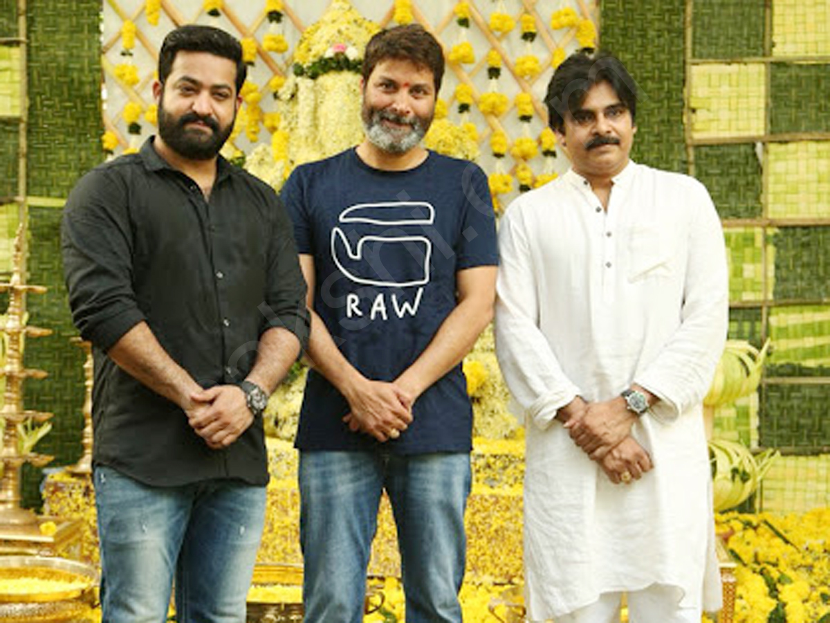 Pawan Kalyan attends the launch of Jr NTR and Trivikram - Sakshi10