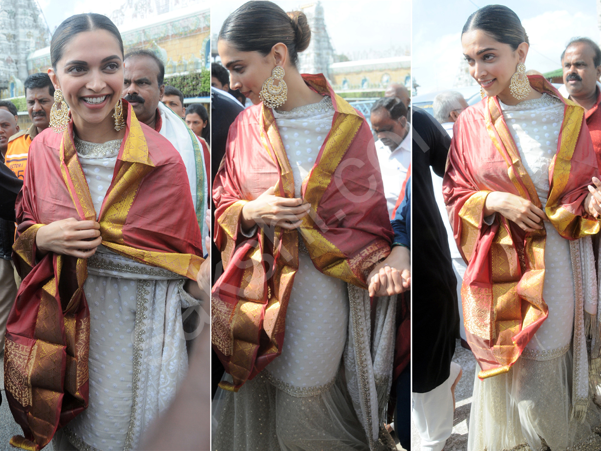 deepika padukone visits tirumala - Sakshi1