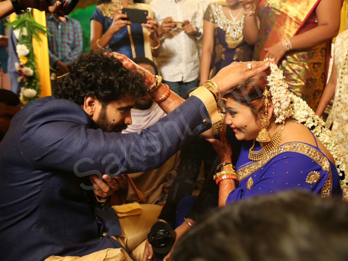 Namitha and Veer Wedding Celebrations Started in Tirupathi - Sakshi - Sakshi - Sakshi - Sakshi2