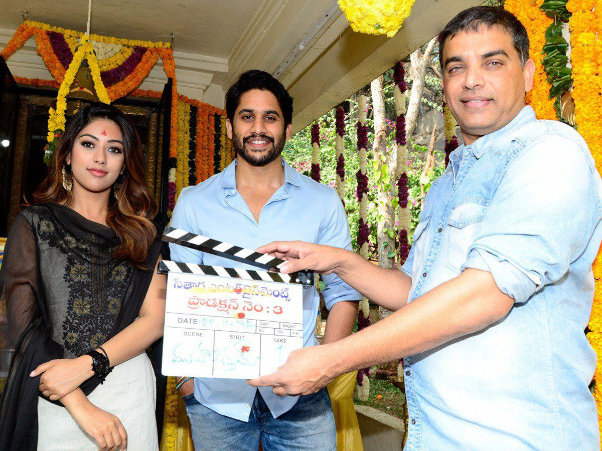 nagachaitanya maruthi new movie opening - Sakshi - Sakshi1