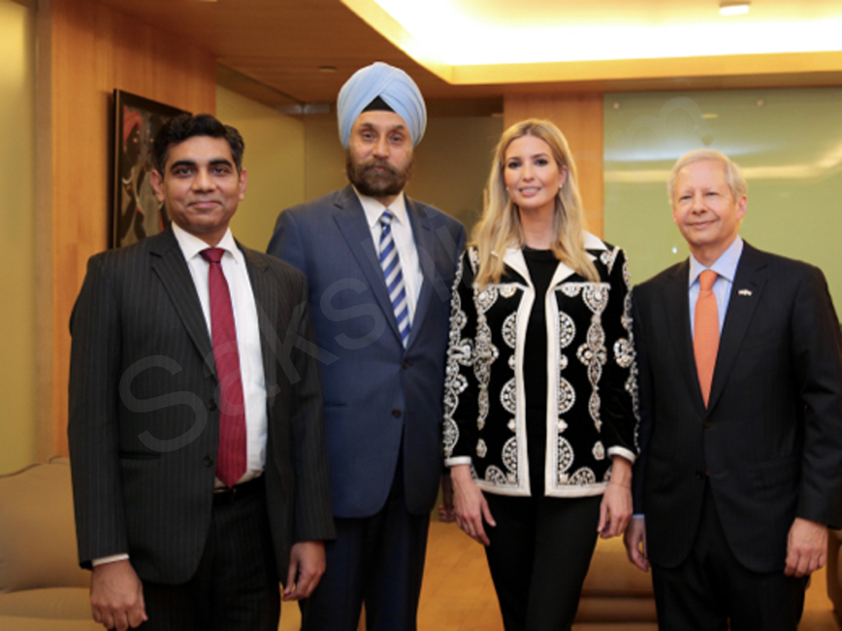 ivanka arrives in hyderabad - Sakshi2