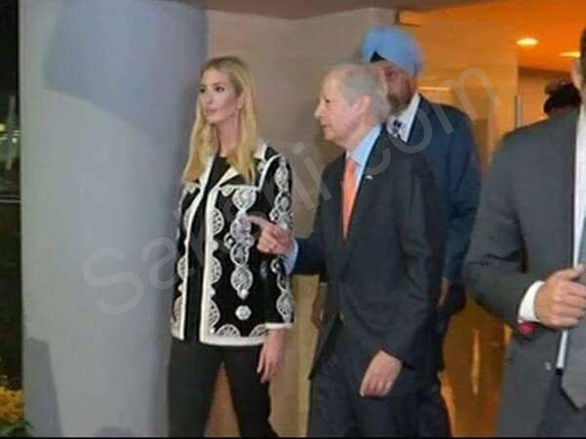 ivanka arrives in hyderabad - Sakshi6