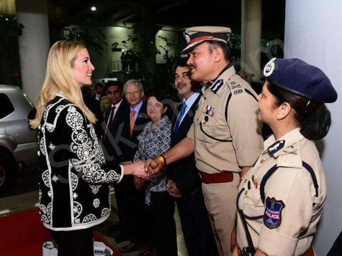 ivanka arrives in hyderabad - Sakshi7