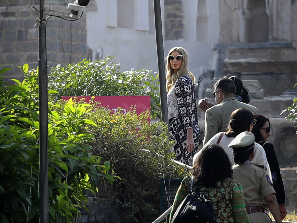 Ivanka Trump visits the Golconda fort in Hyderabad - Sakshi3