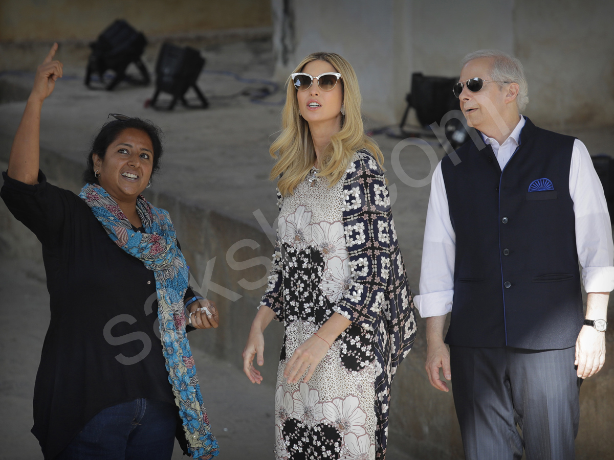 Ivanka Trump visits the Golconda fort in Hyderabad - Sakshi14