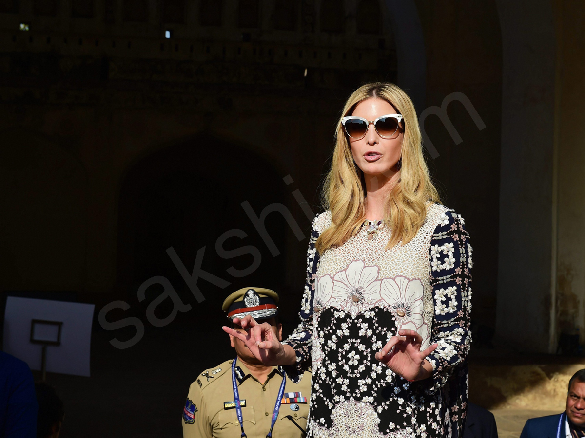 Ivanka Trump visits the Golconda fort in Hyderabad - Sakshi17