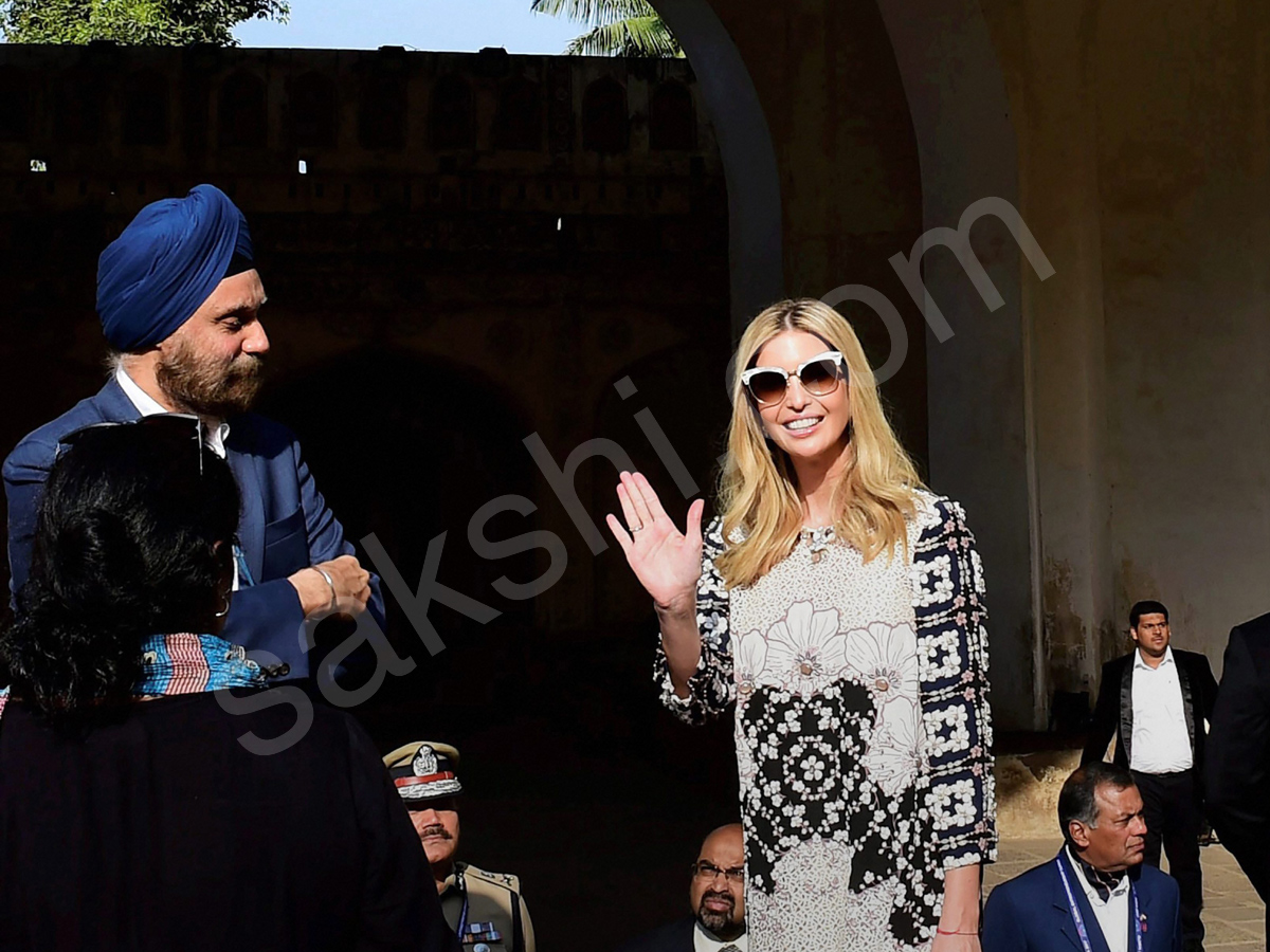 Ivanka Trump visits the Golconda fort in Hyderabad - Sakshi6