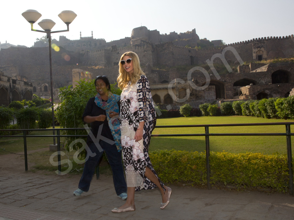 Ivanka Trump visits the Golconda fort in Hyderabad - Sakshi1