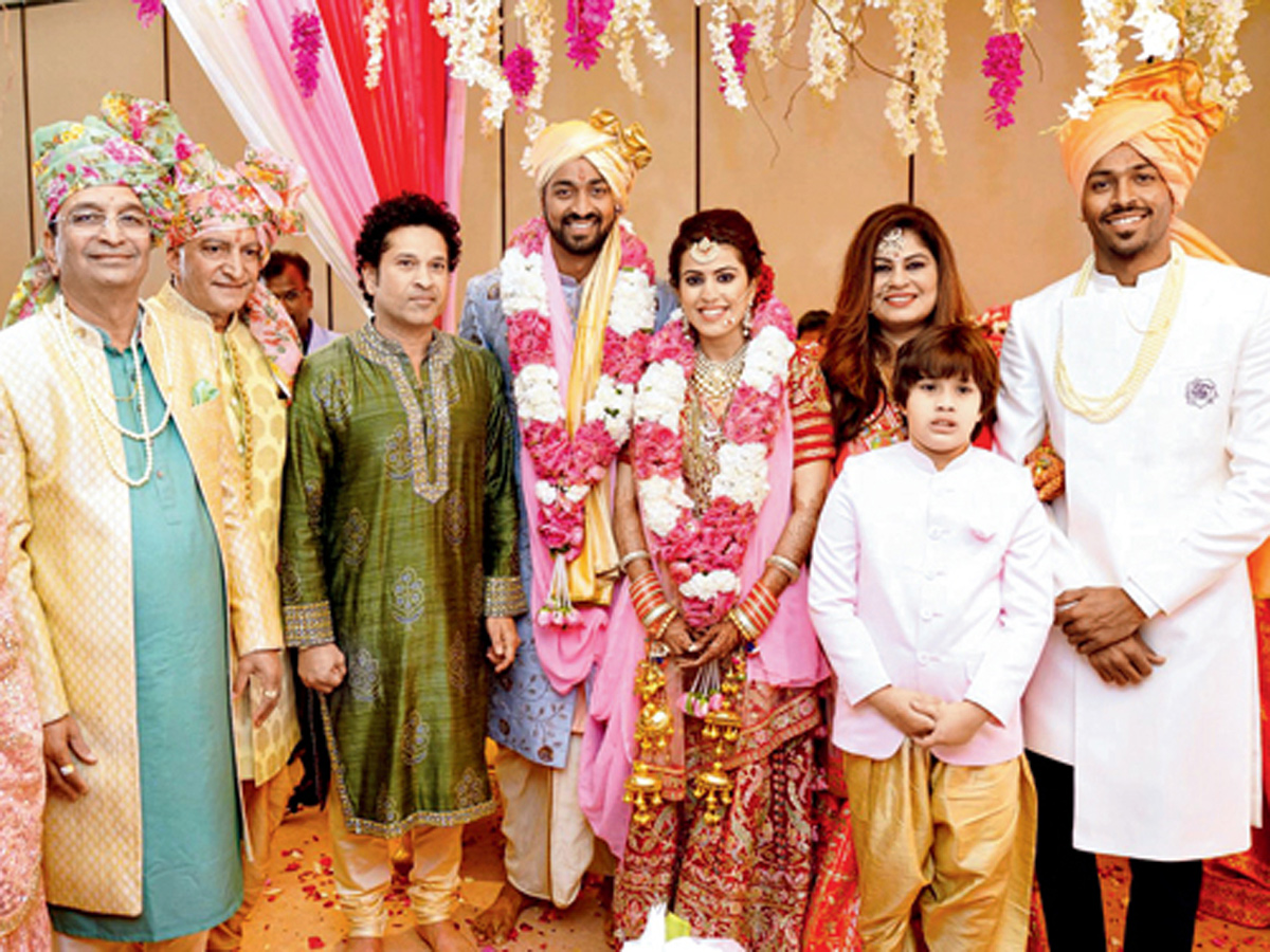 Krunal Pandya wedding with Pankhuri Sharma - Sakshi1