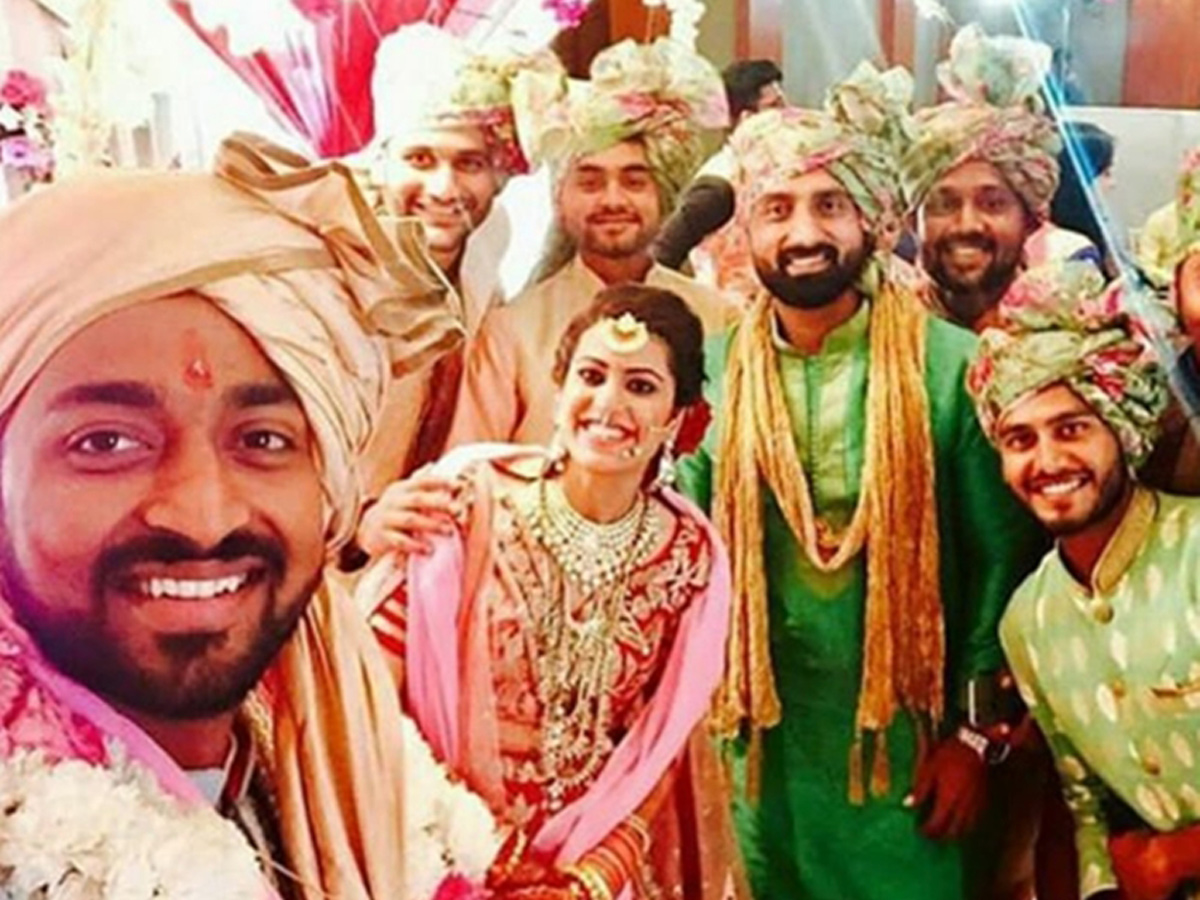 Krunal Pandya wedding with Pankhuri Sharma - Sakshi5