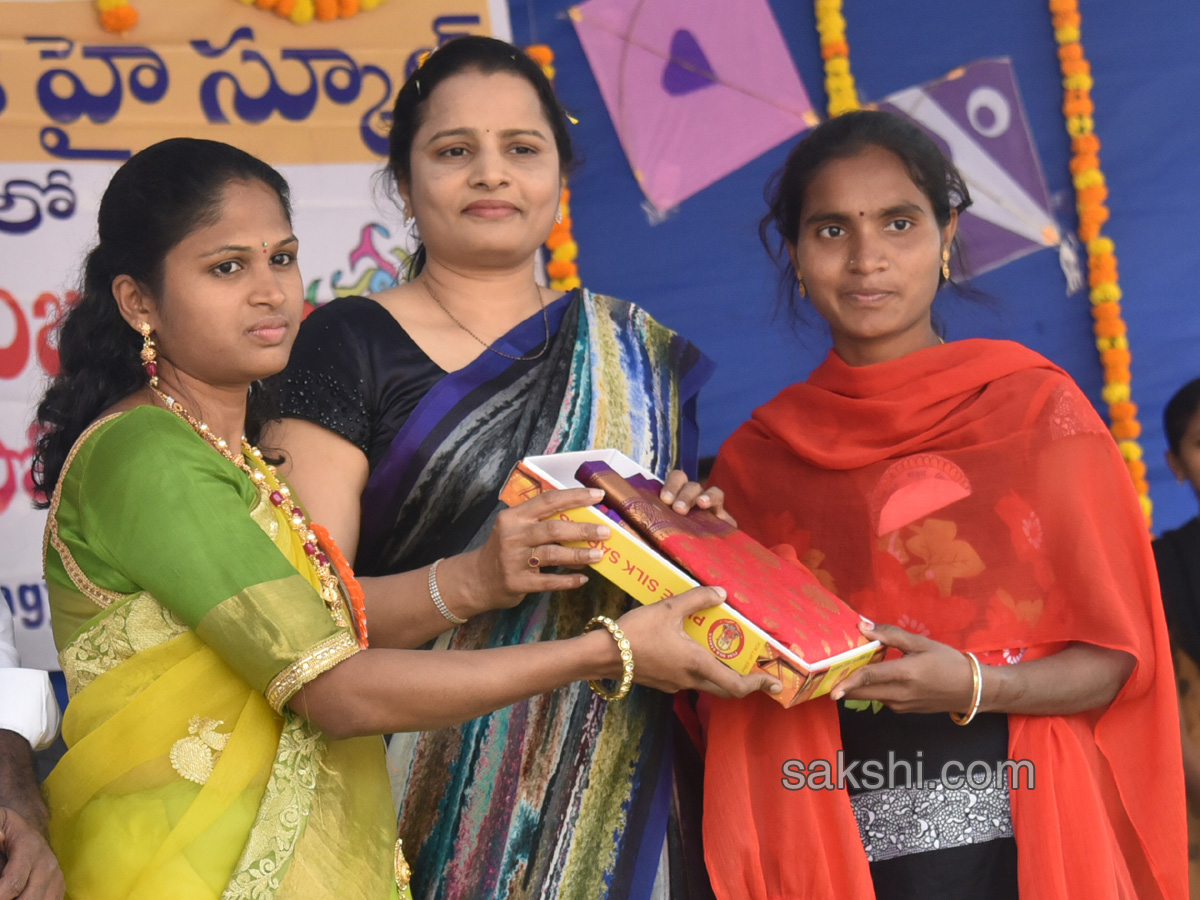 Sakshi Sankranthi Rangoli Competition at Netaji High School  - Sakshi17