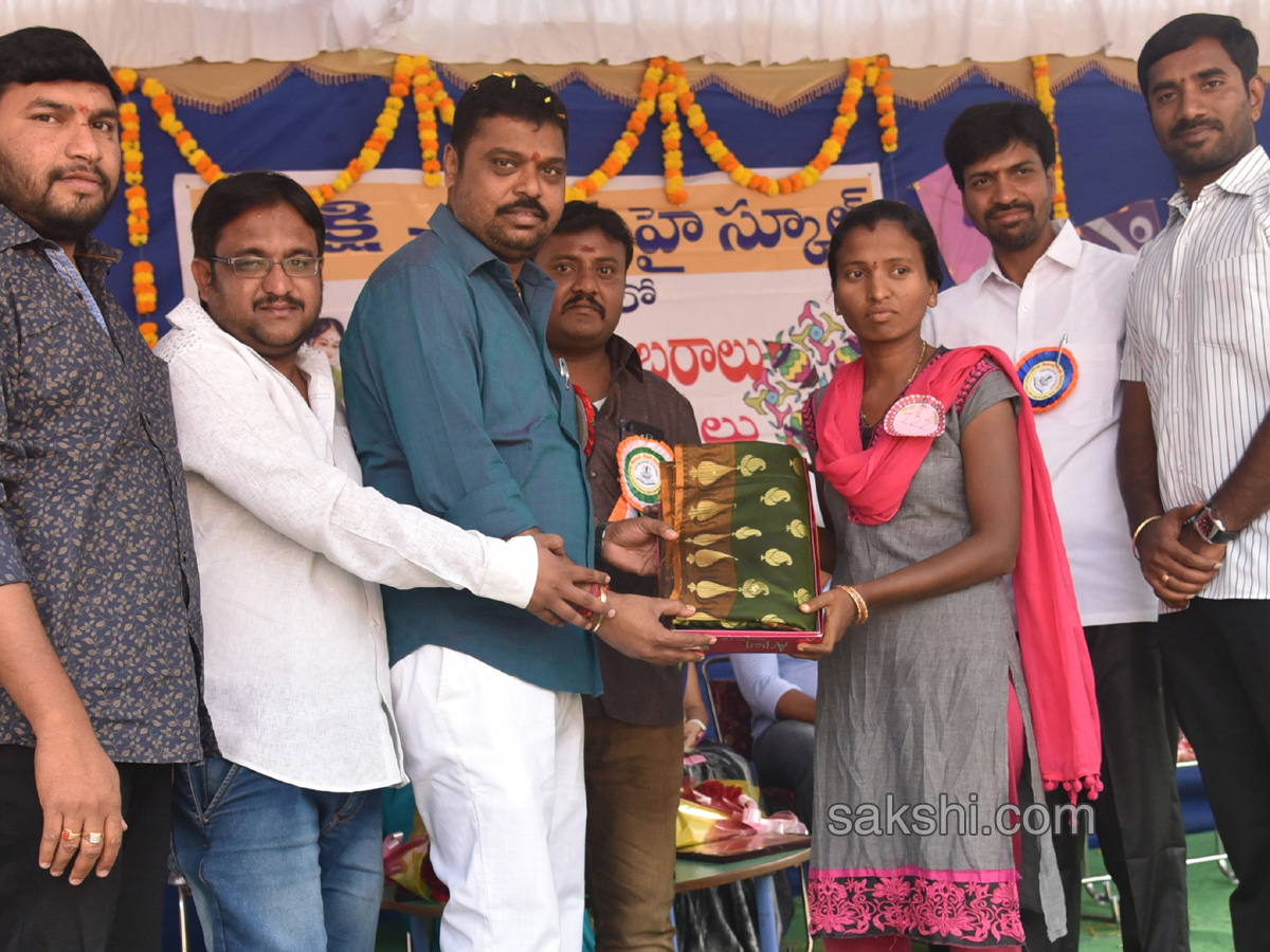 Sakshi Sankranthi Rangoli Competition at Netaji High School  - Sakshi19