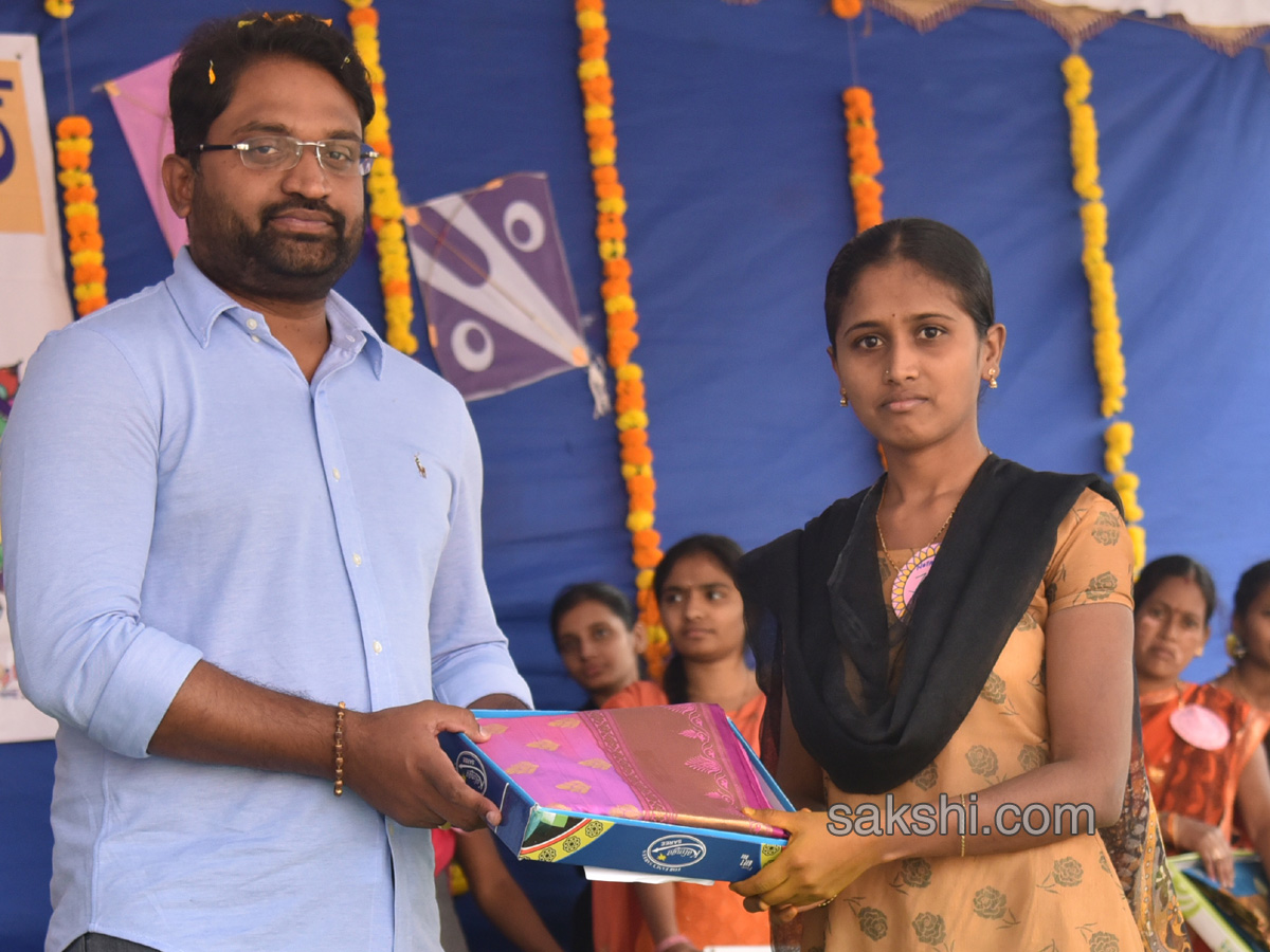 Sakshi Sankranthi Rangoli Competition at Netaji High School  - Sakshi23