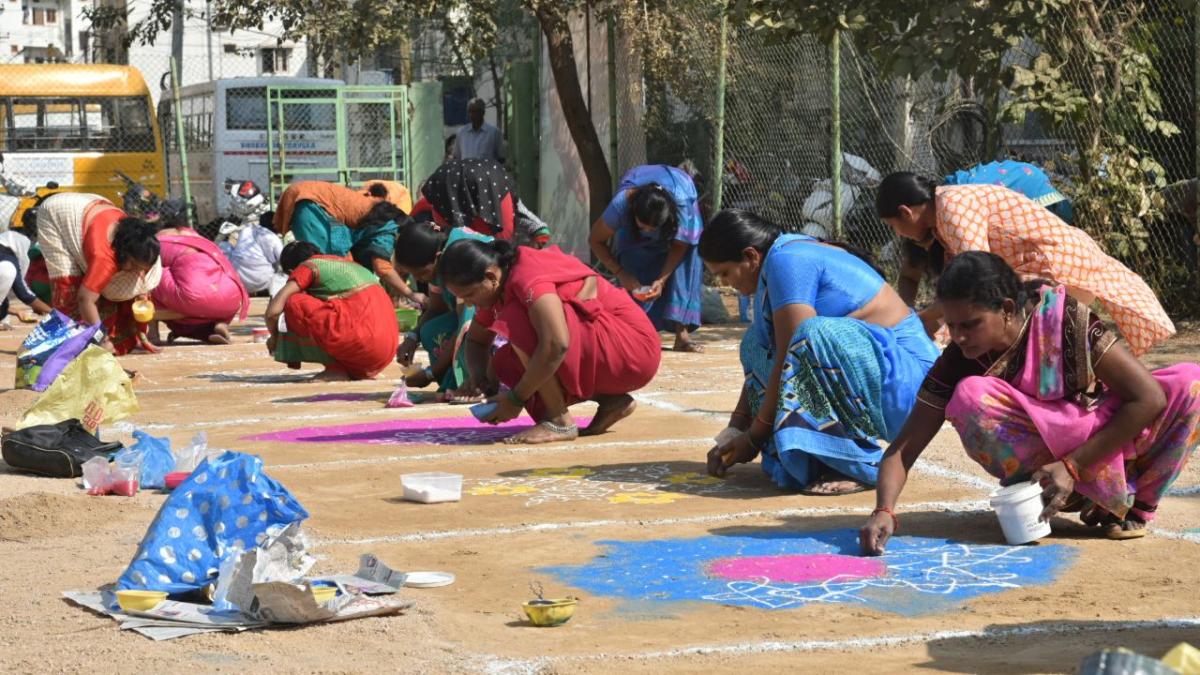 sankranthi muggulu competition - Sakshi3