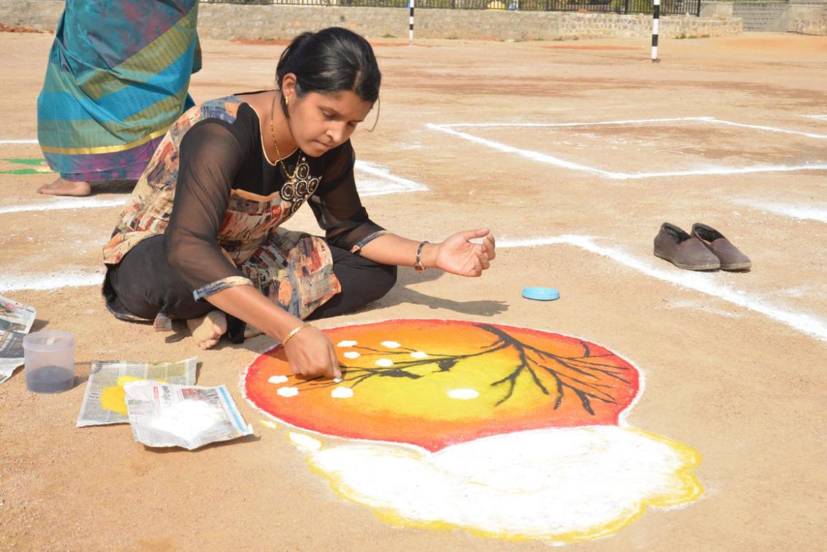 sankranthi muggulu competition - Sakshi6