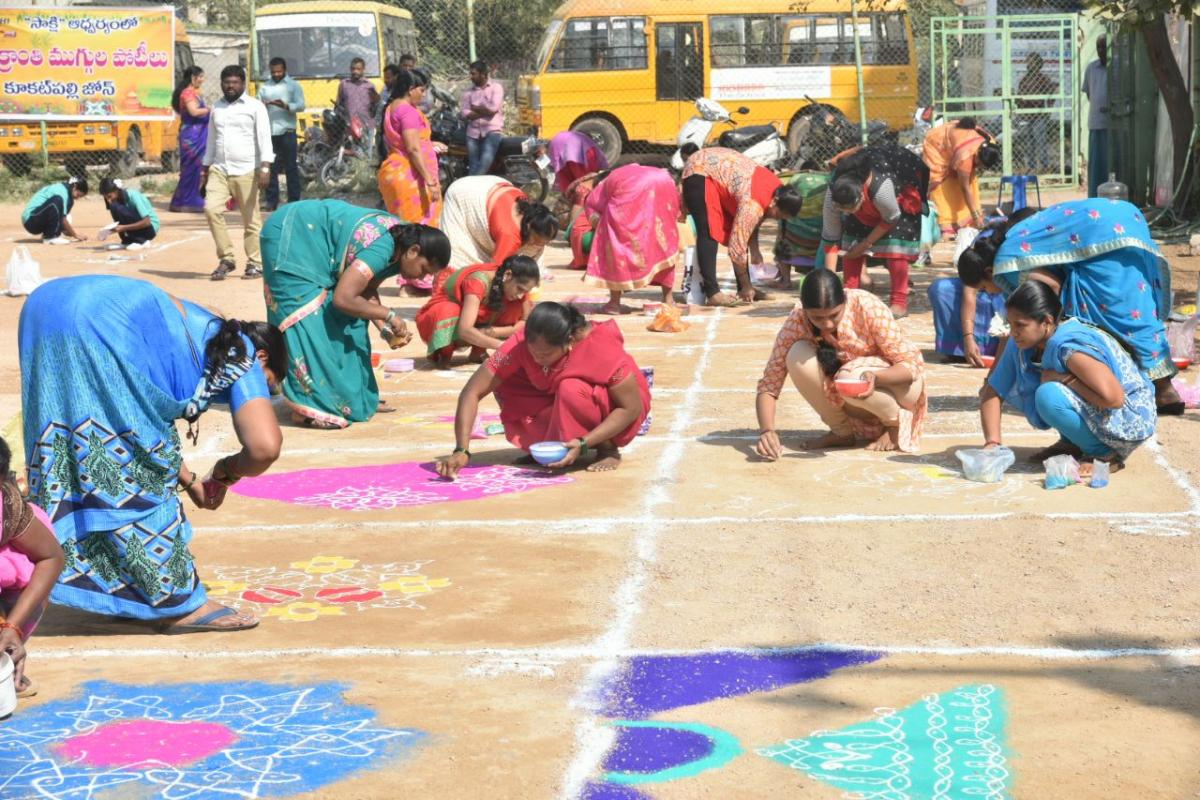 sankranthi muggulu competition - Sakshi8