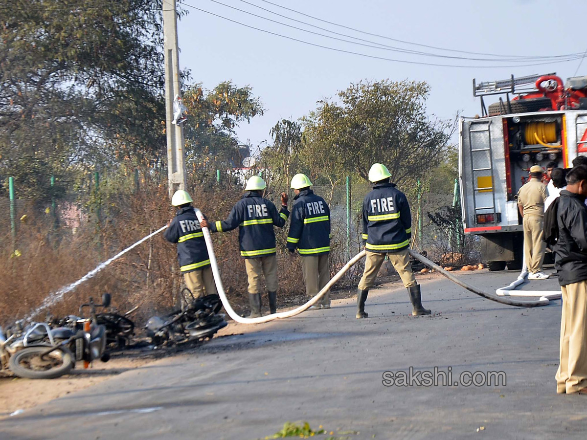 Diesel Tanker Catches Fire in Hyderabad - Sakshi14