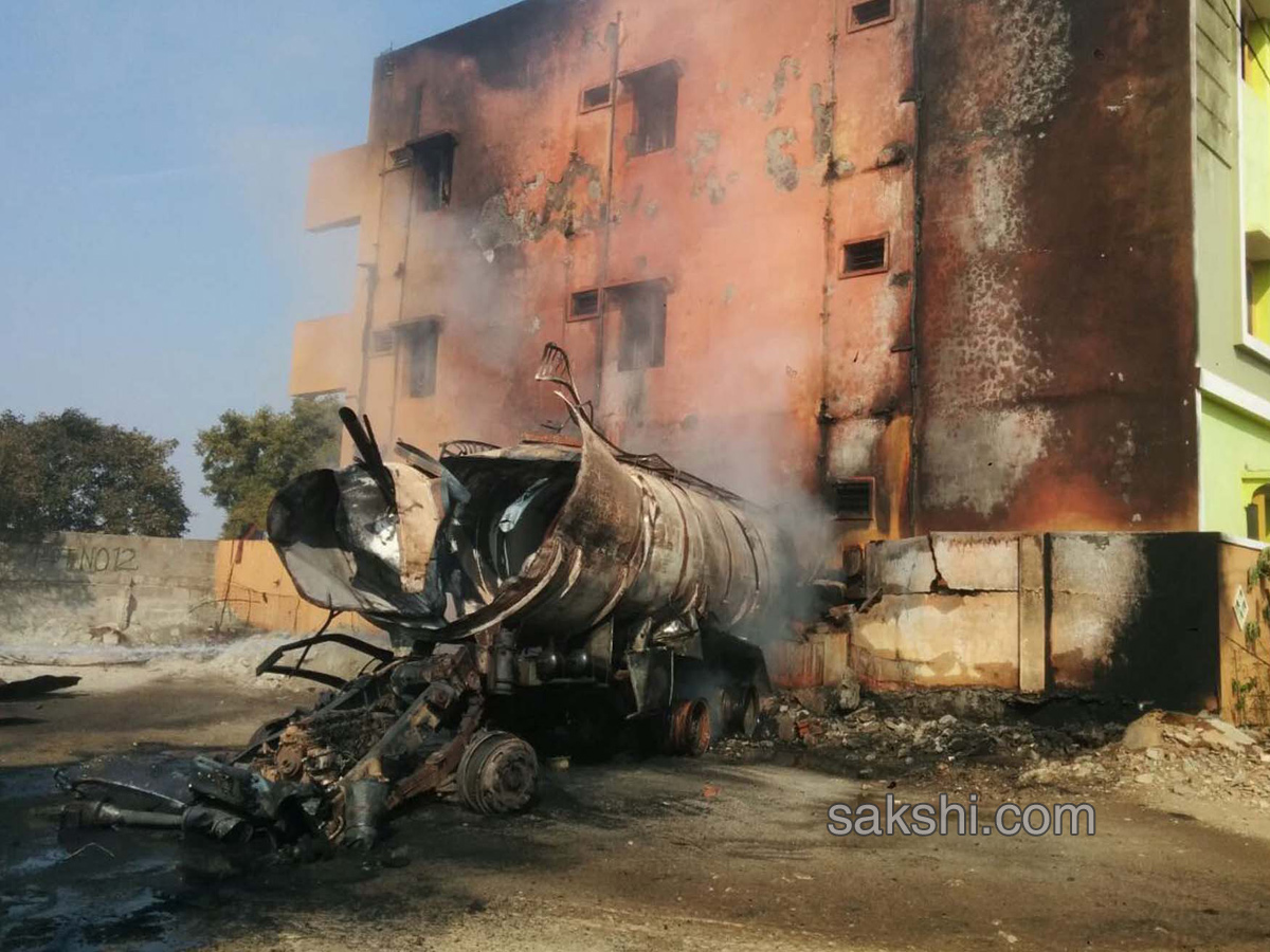 Diesel Tanker Catches Fire in Hyderabad - Sakshi6