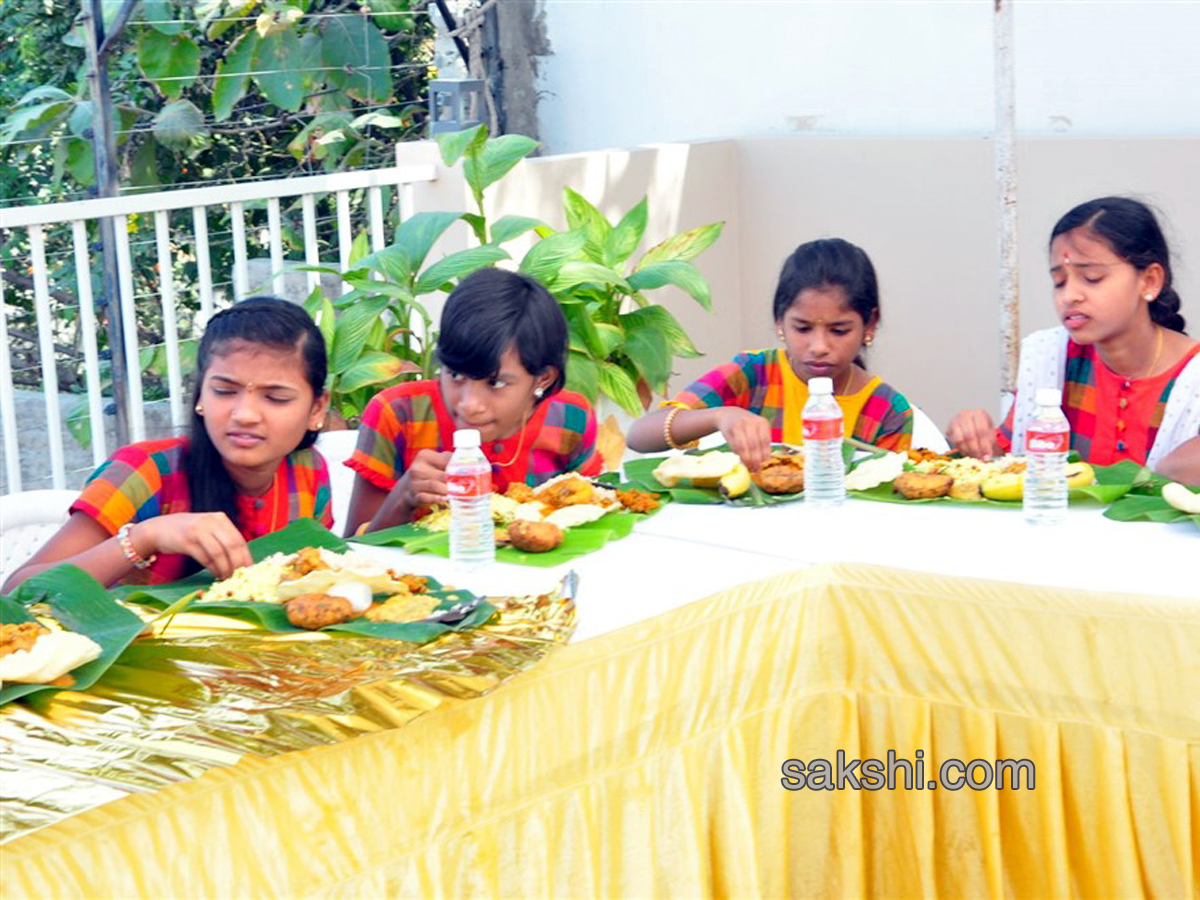 Lakshmi Manchu Sankranthi Celebrations with Govt School Students - Sakshi4