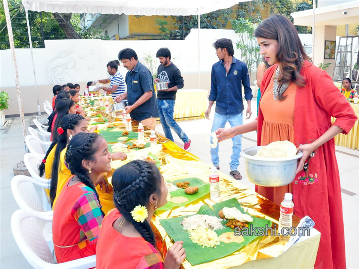 Lakshmi Manchu Sankranthi Celebrations with Govt School Students - Sakshi1