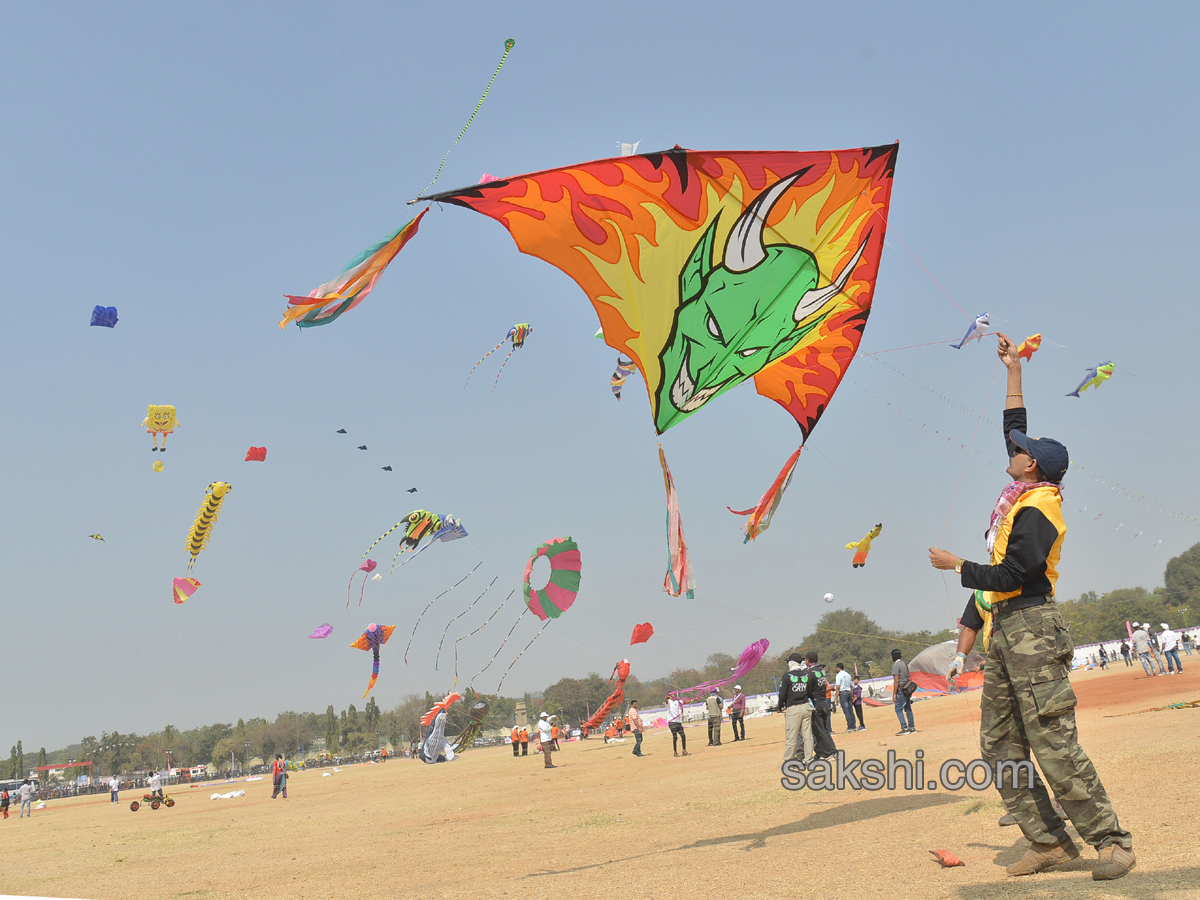 Telangana International Kite Festival - Sakshi1