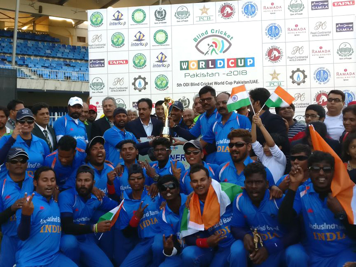 India beat Pakistan to win Blind Cricket World Cup - Sakshi1