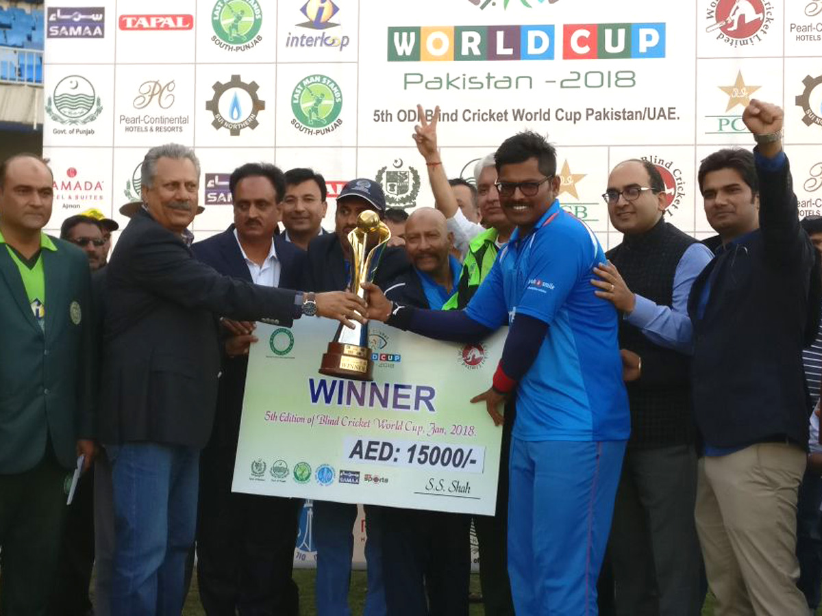 India beat Pakistan to win Blind Cricket World Cup - Sakshi7