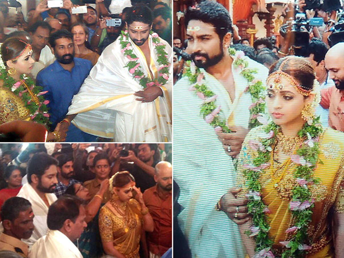 Malayalam actor Bhavana gets married to Kannada producer Naveen - Sakshi3