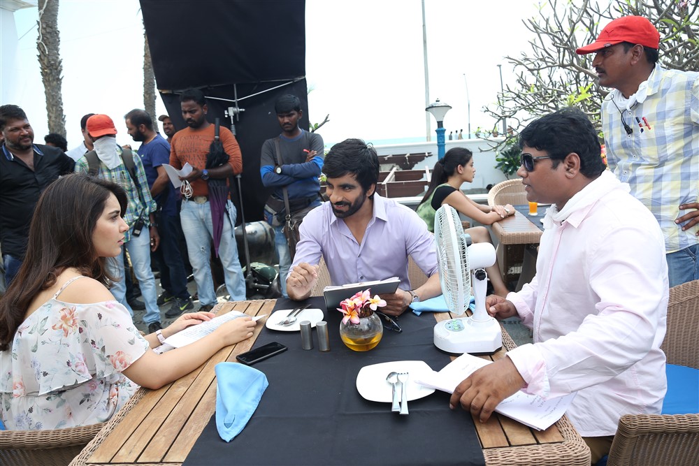 Touch Chesi Chudu Movie Working Stills - Sakshi11