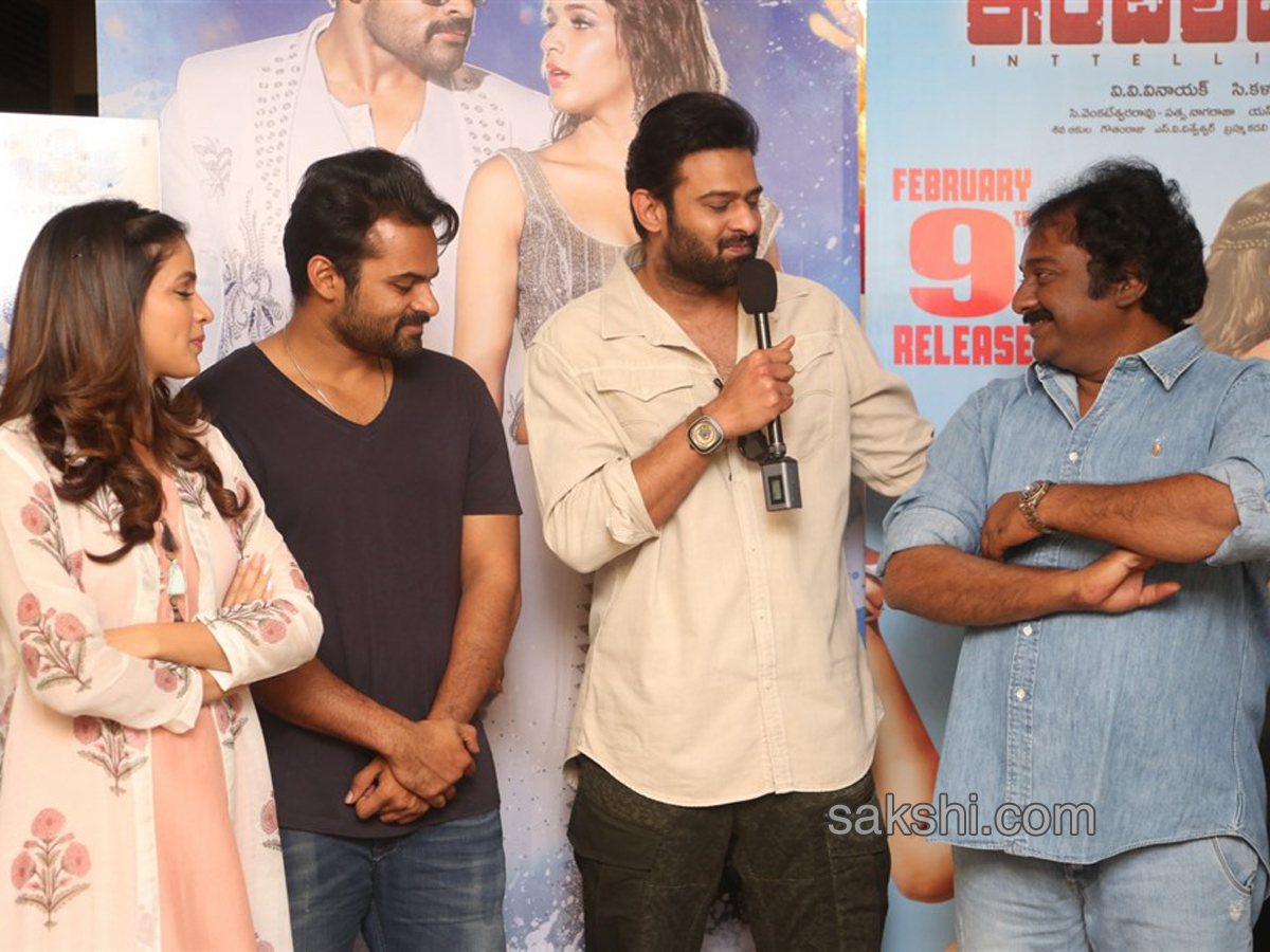 Prabhas Launched Intelligent Movie Song - Sakshi5