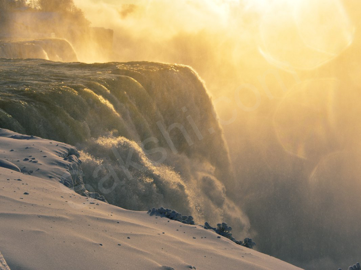 amazing photos of iced Niagara Falls - Sakshi17