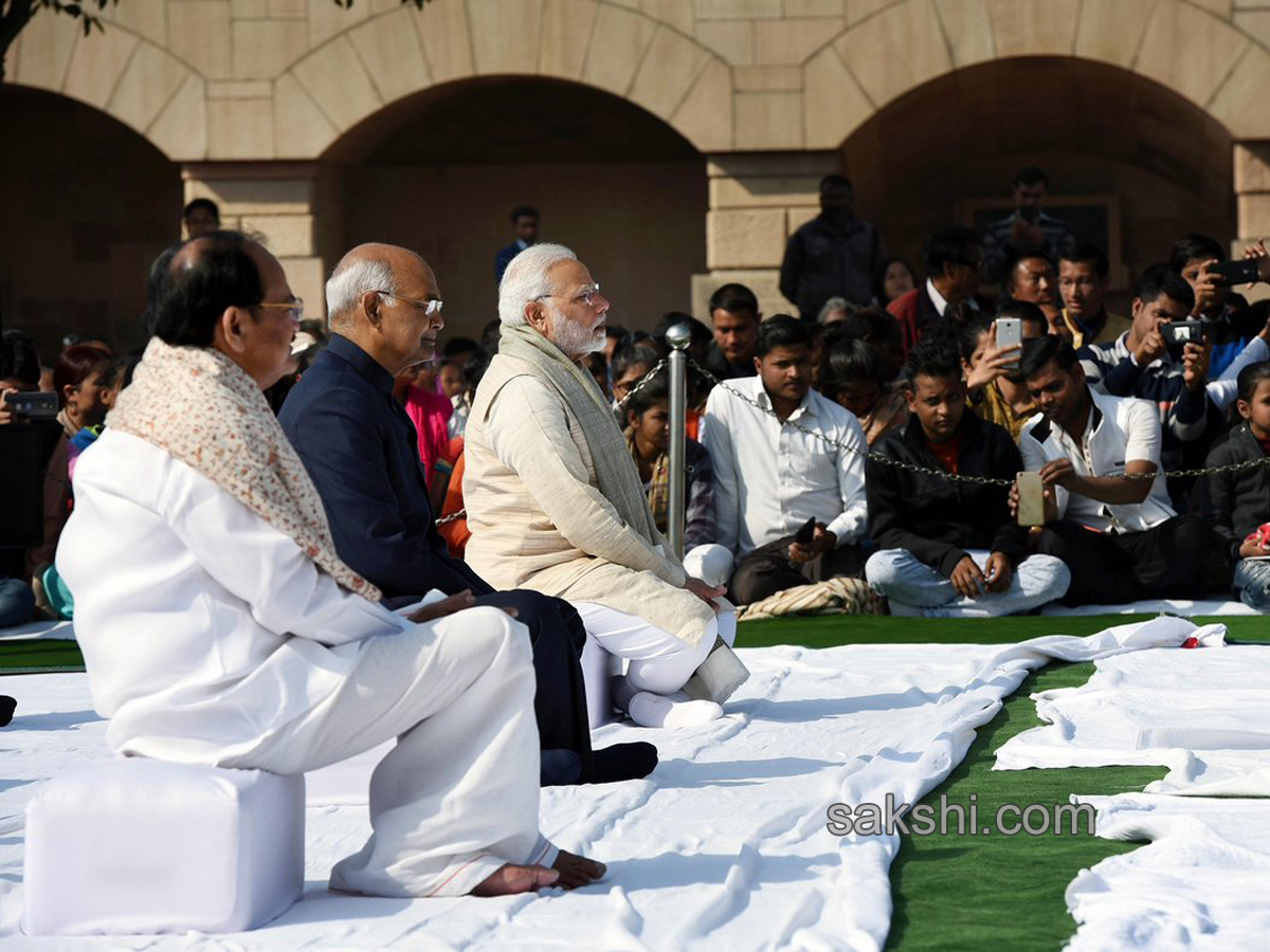 Mahatma Gandhi on his 70th death anniversary in New Delhi  - Sakshi14