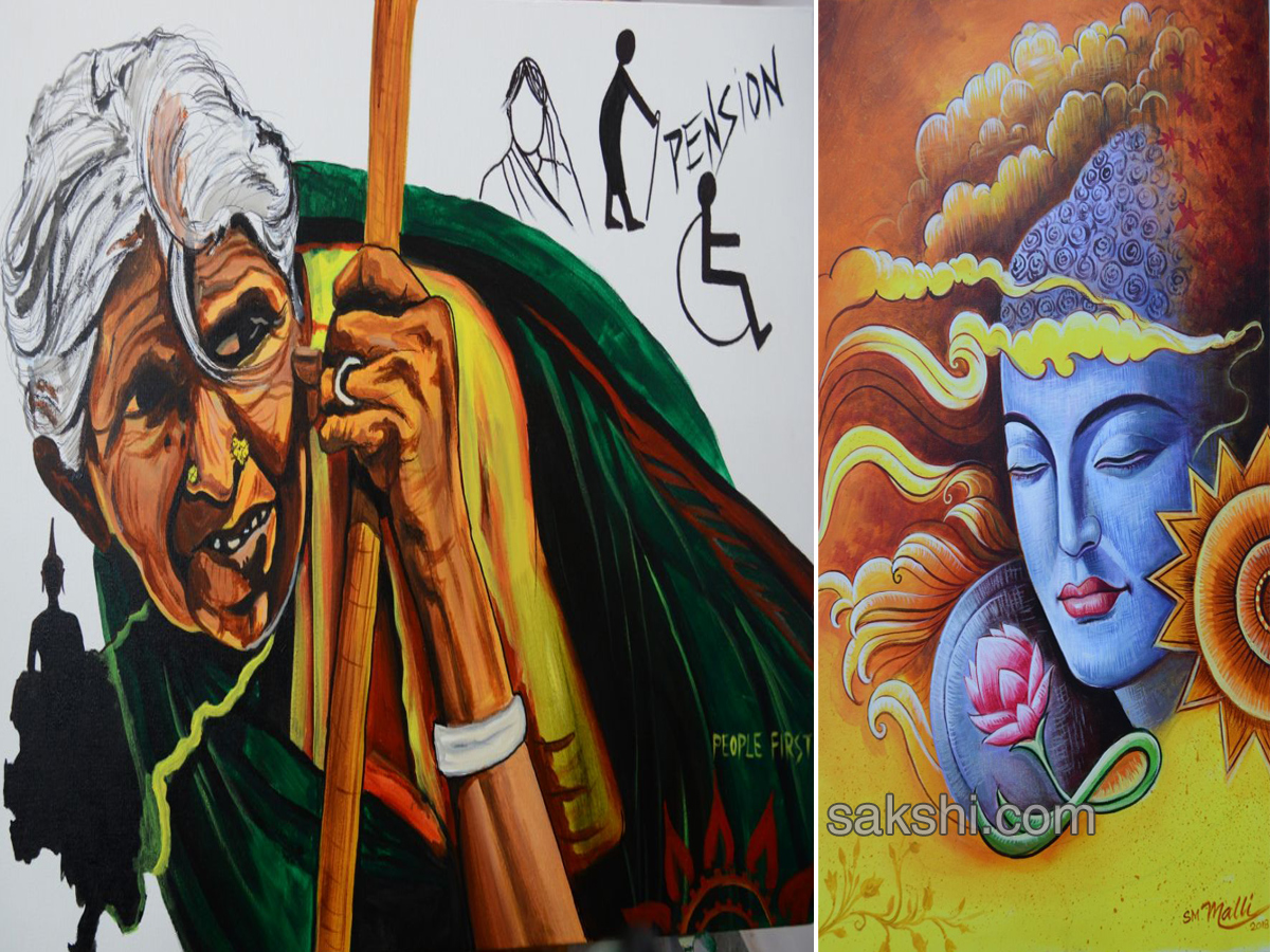 vijayawada Bapu Museum paintings - Sakshi12