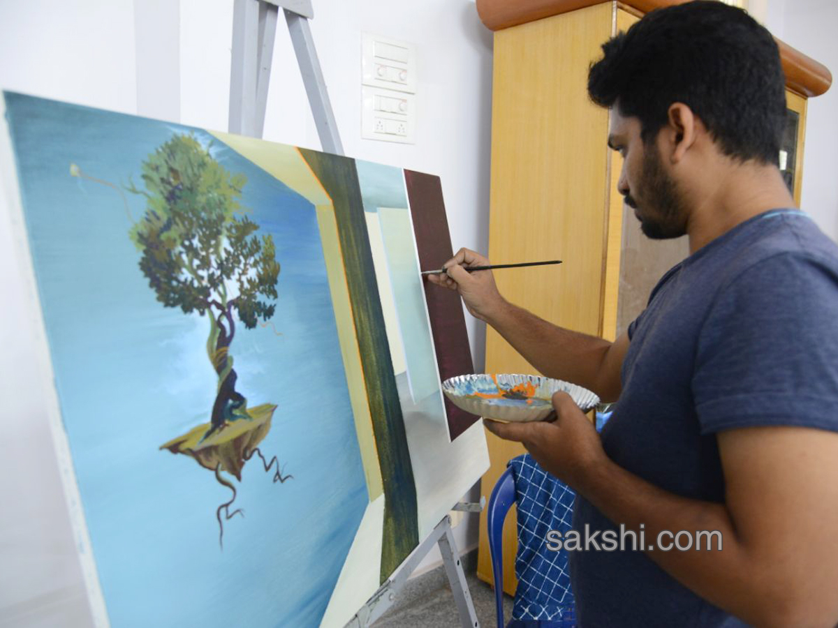 vijayawada Bapu Museum paintings - Sakshi7