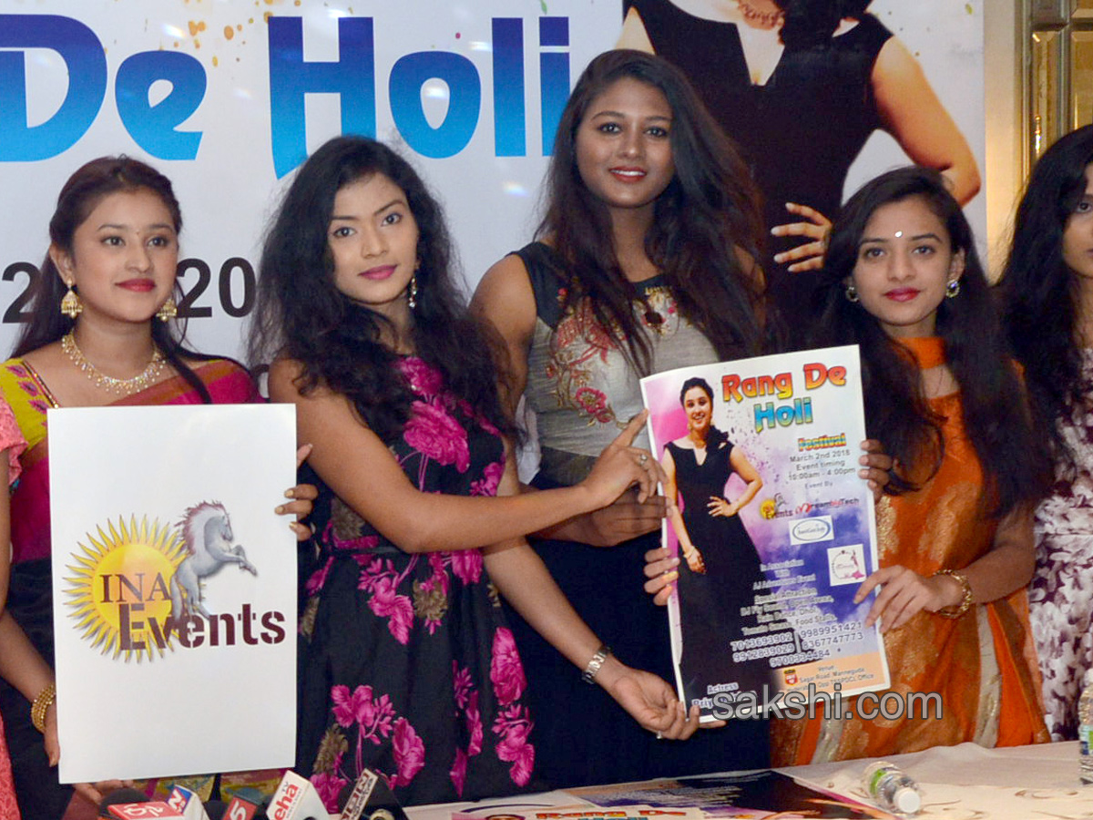 holi curtain raiser at park hotel somajiguda - Sakshi6