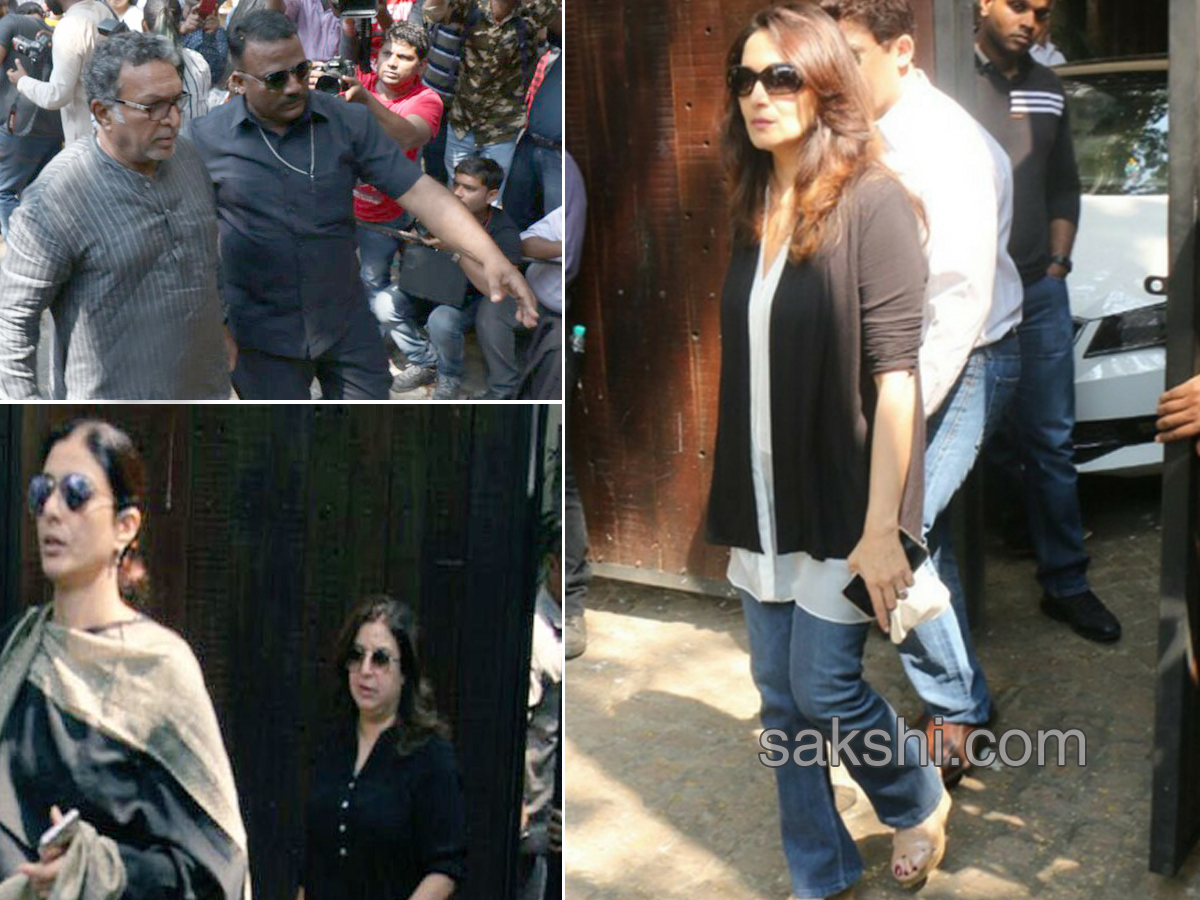 Bollywood celebrities offer condolences at Anil Kapoor’s residence - Sakshi4