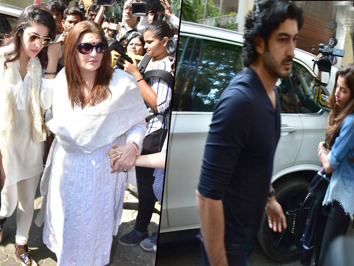 Bollywood celebrities offer condolences at Anil Kapoor’s residence - Sakshi7
