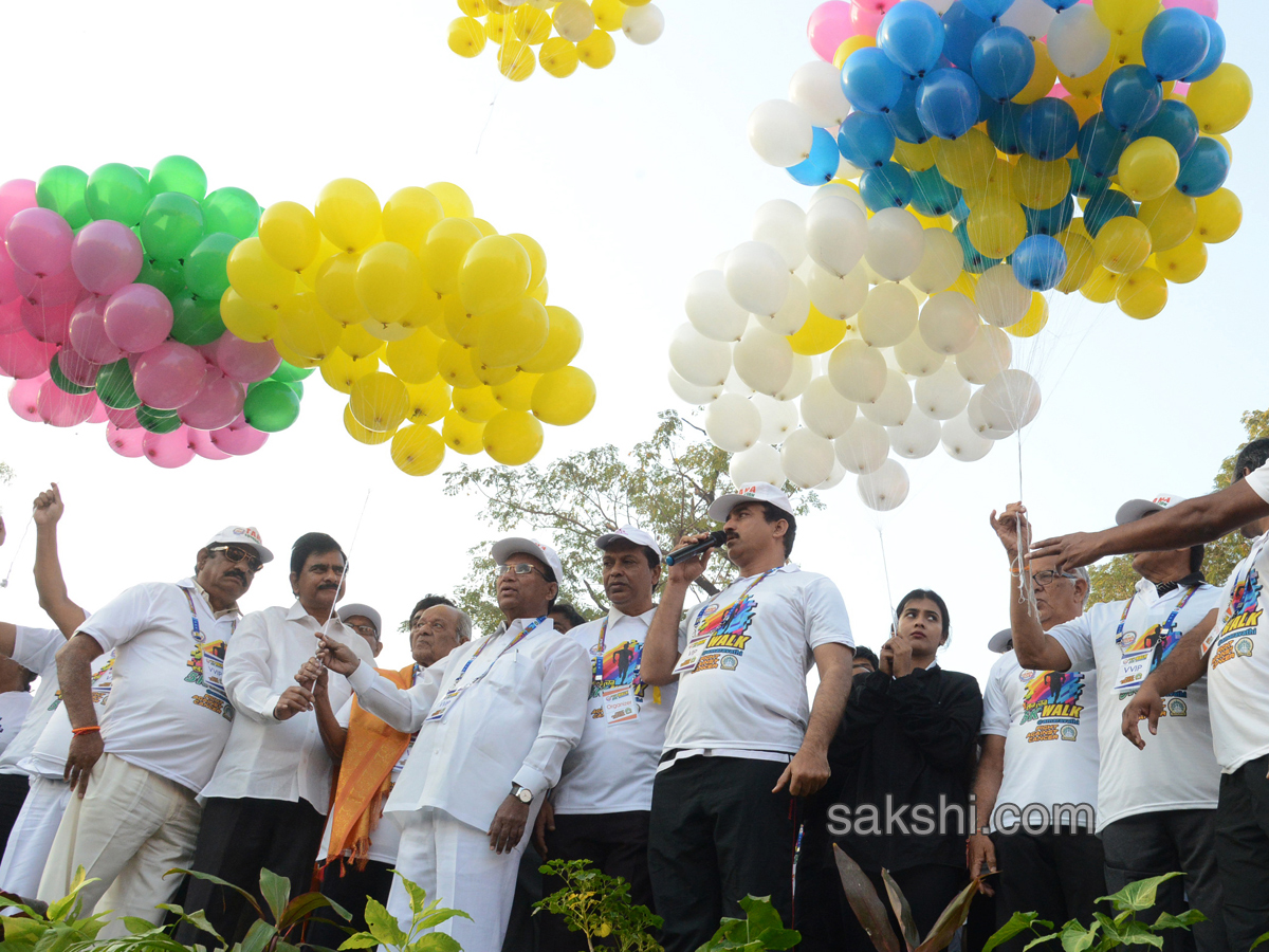 Hero Nikhil And hebah patel Participates In Tana 5k Walk At vijayawada - Sakshi10