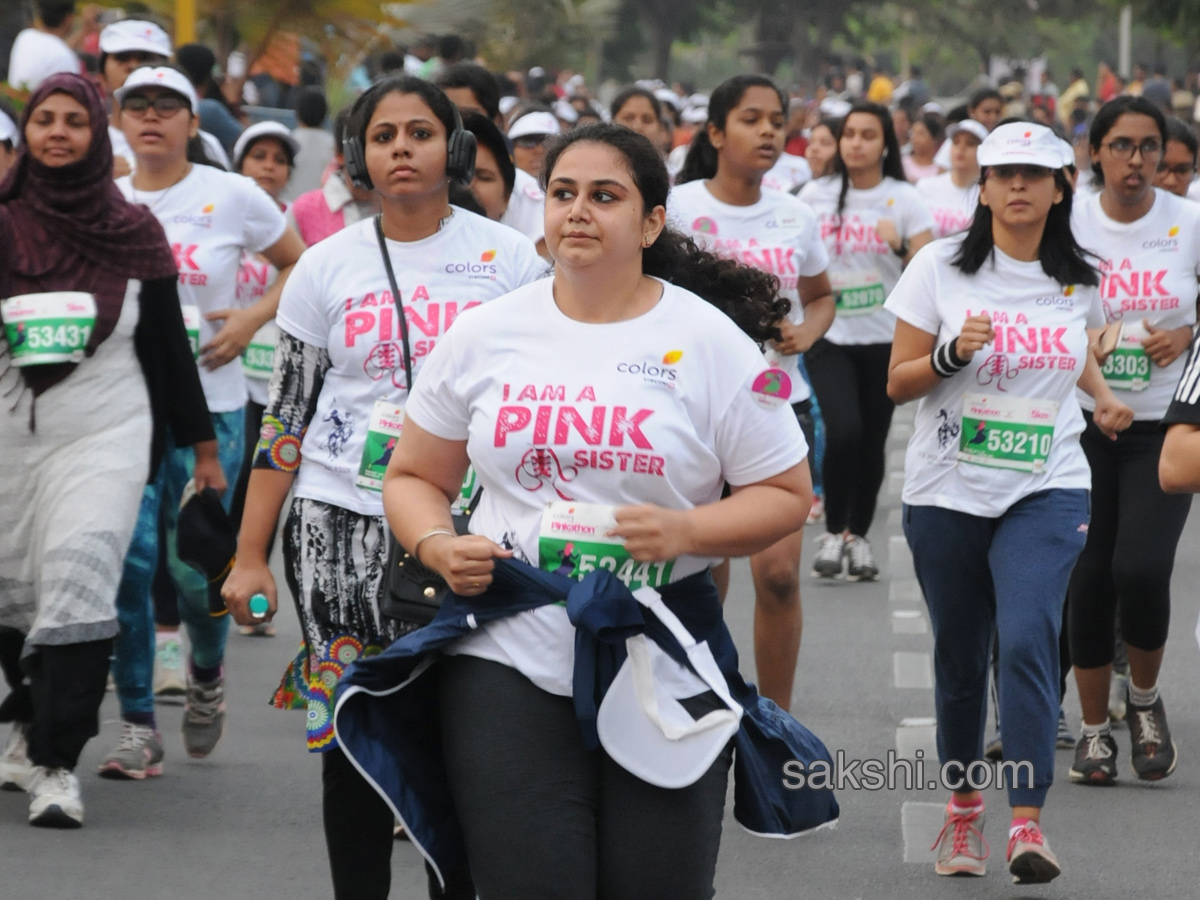 Pinkathon Run at Peoples Plaza  - Sakshi5