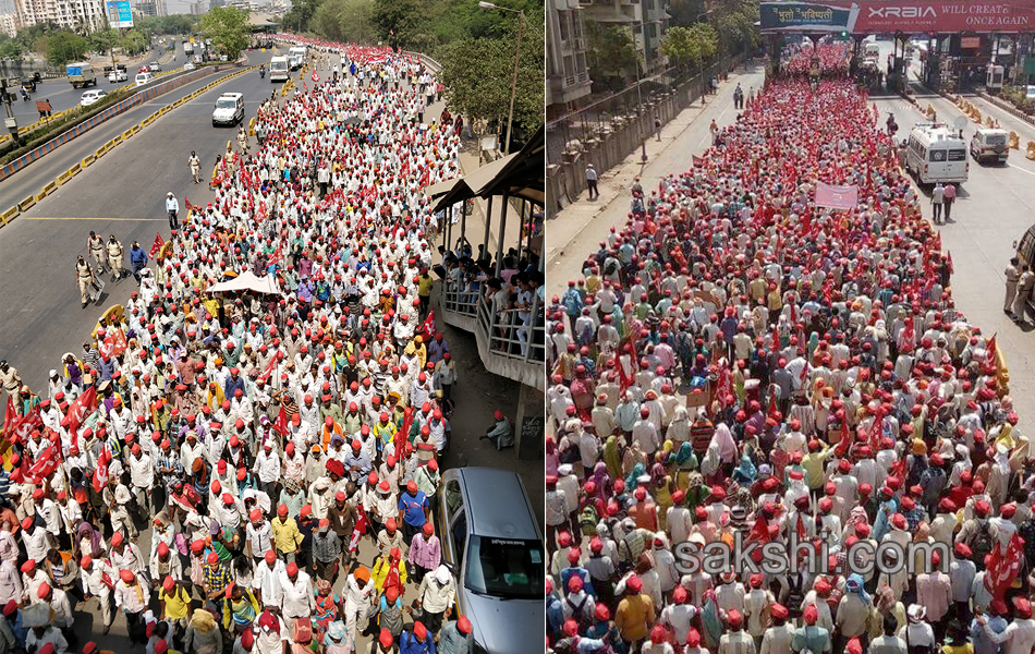 Maharashtra Farmers Protest Rally Reached Mumbai - Sakshi22