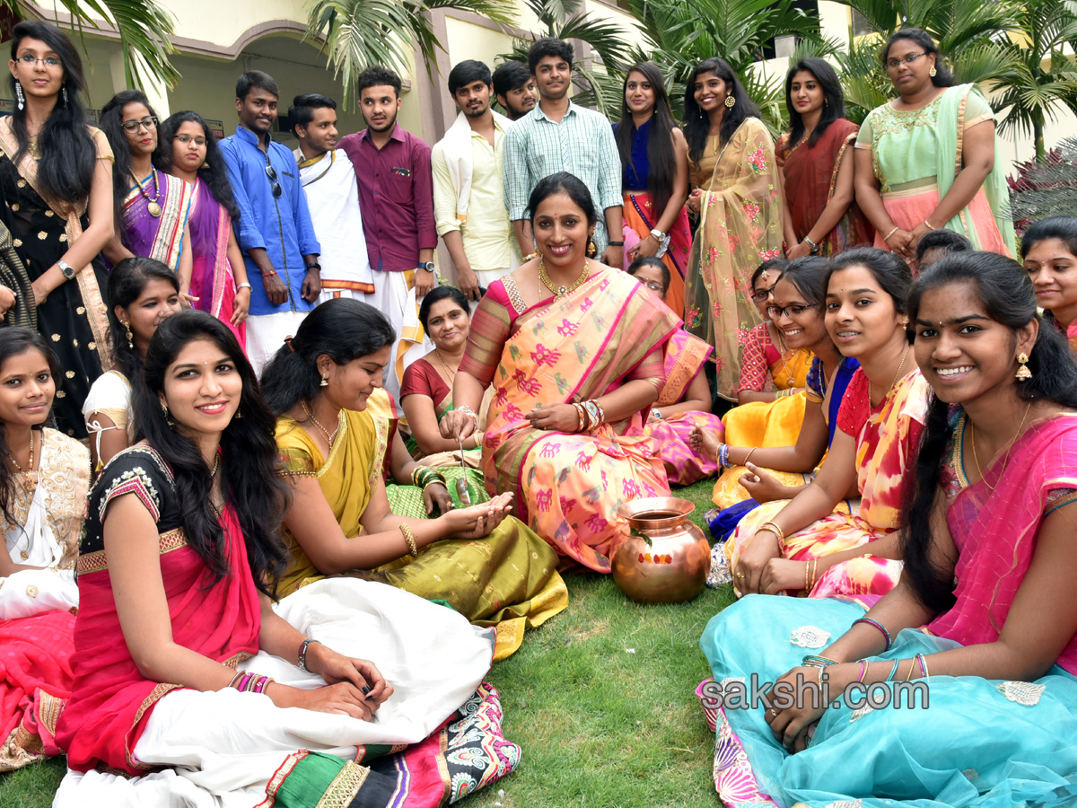 Ugadi 2018 Celebrations in MLRIT College - Sakshi1