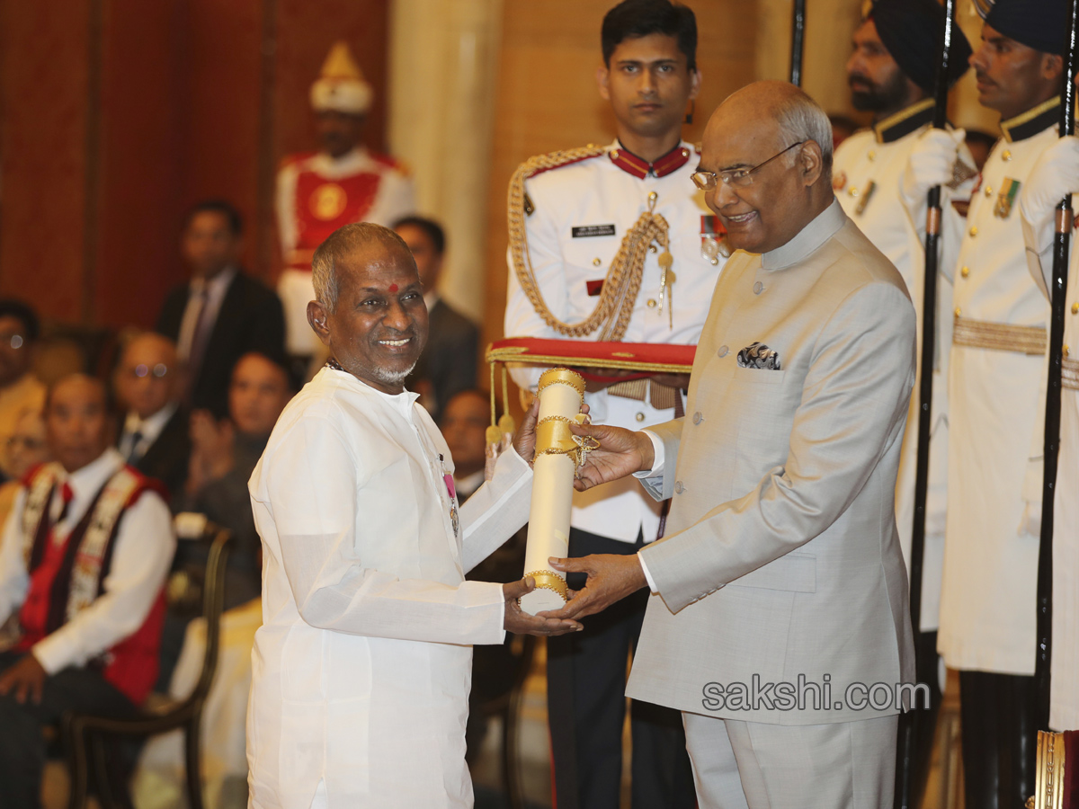 President Kovind confers the Padma Awards at Rashtrapati Bhavan - Sakshi1