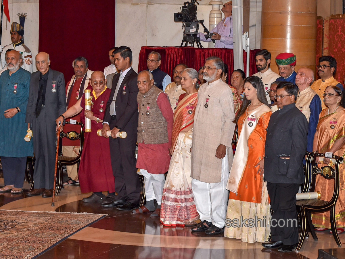 President Kovind confers the Padma Awards at Rashtrapati Bhavan - Sakshi11