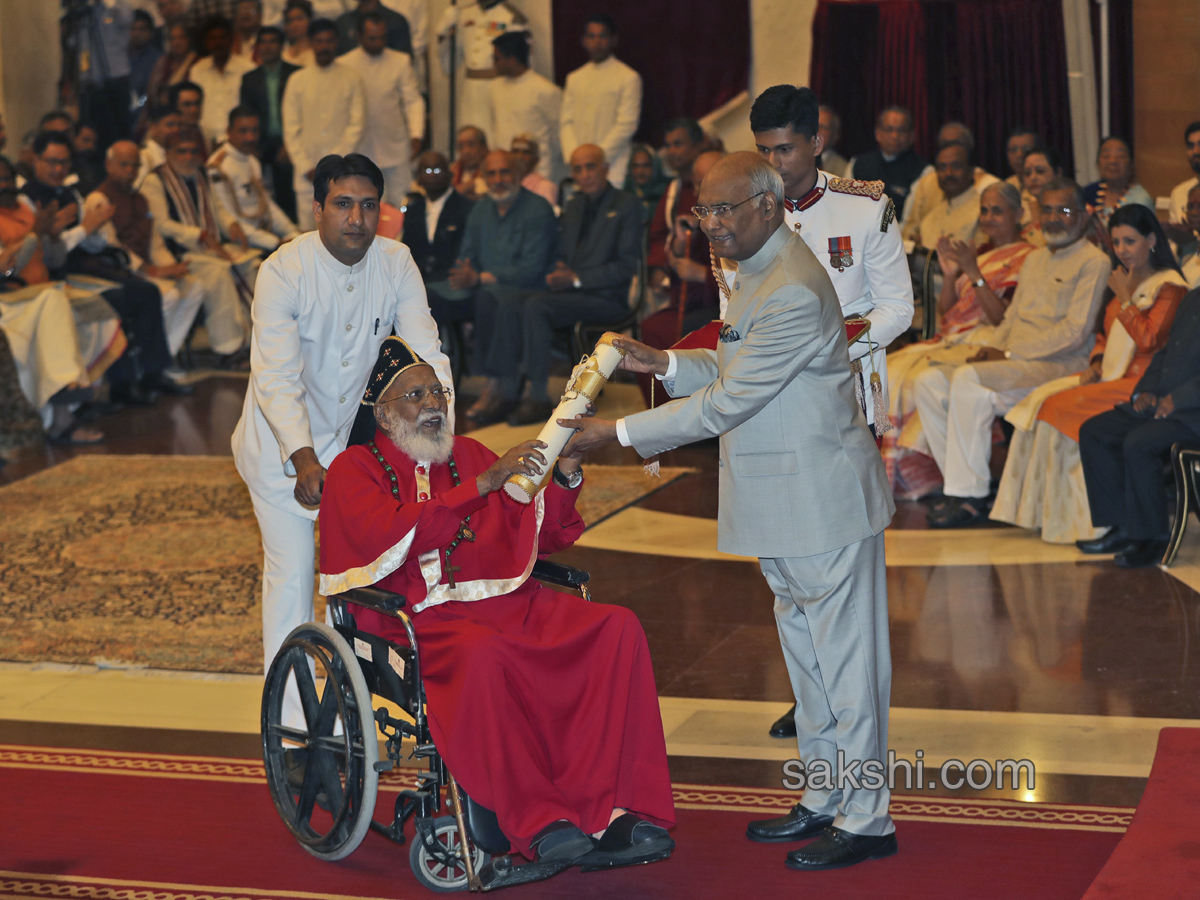 President Kovind confers the Padma Awards at Rashtrapati Bhavan - Sakshi12